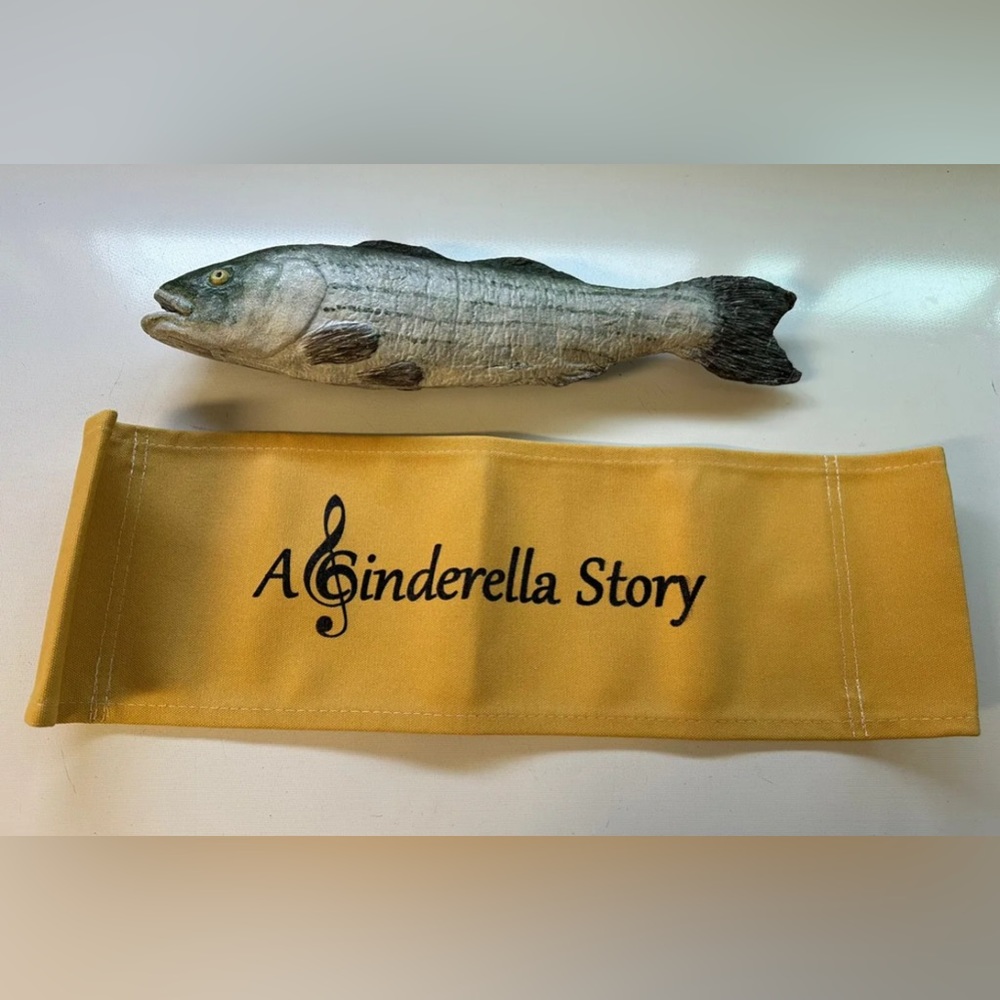 A Cinderella Story Once Upon A Song Lucy Hale Hilary Duff Chair Back & Prop Fish